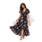 Women's Polka Dot Tiered Ruffle Cami Top