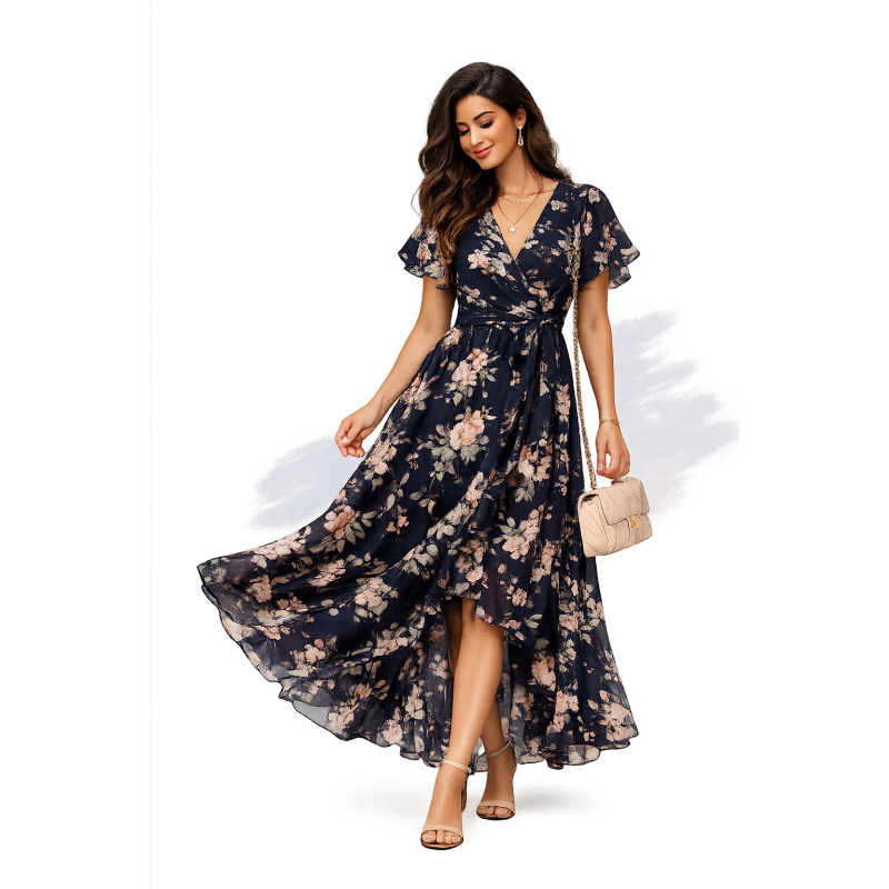 Women's Polka Dot Tiered Ruffle Cami Top